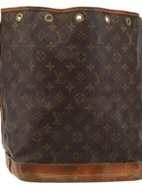Authentic LOUIS VUITTON Monogram Noe Shoulder Bag M42224 LV